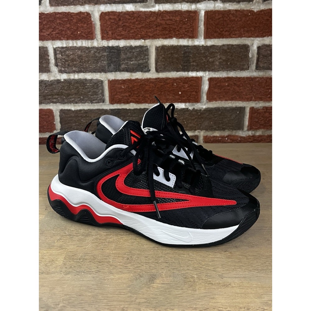 Nike Giannis Immortality 3 Black/Red Basketball Shoes DZ7533-004 Men Size 7